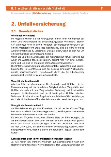 Infos für Grenzgänger - EURES Bodensee