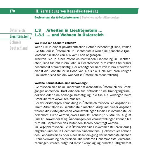 III. Vermeidung von Doppelbesteuerung