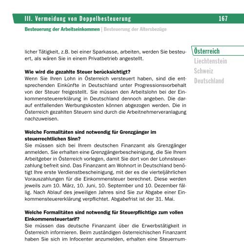 III. Vermeidung von Doppelbesteuerung