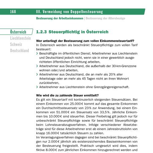 III. Vermeidung von Doppelbesteuerung