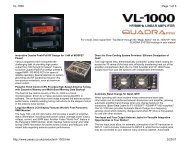 VL-1000 Brochure - Fox Tango Yaesu Manuals