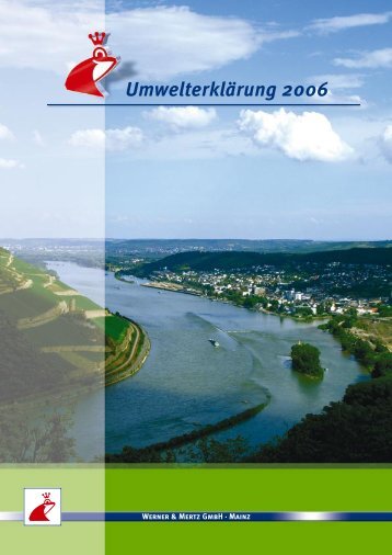 Umwelterklärung 2006 - Werner & Mertz GmbH