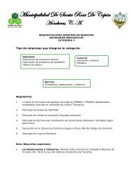 FORMULARIO PARA LA APERTURA DE NEGOCIO Sociedad ...