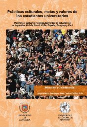 Prácticas culturales, metas y valores de los estudiantes universitarios