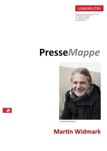 Pressemappe Martin Widmark - Verlag Carl Ueberreuter und ...