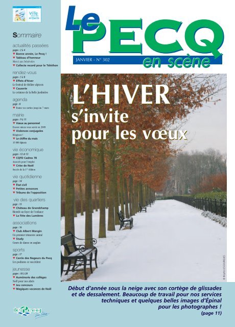 NÂ°302 Journal de janvier/ fÃ©vrier 2009 - Le Pecq