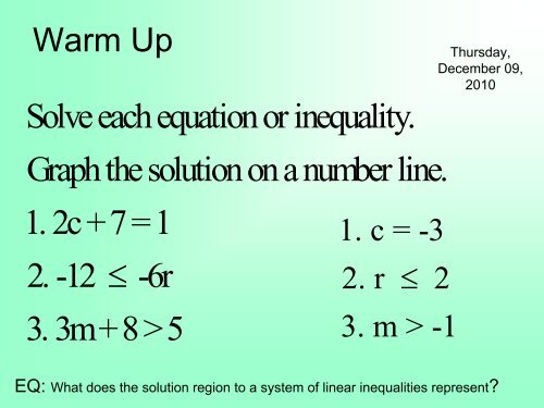 Math III, Unit 1 Lesson 4 PowerPoint - Ciclt.net