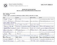 Mandatory Pre-Bid Conference Sign-In Sheet for ... - Peralta Colleges
