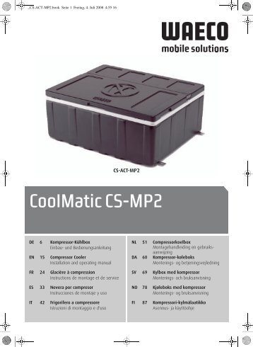 CoolMatic CS-MP2 - Waeco