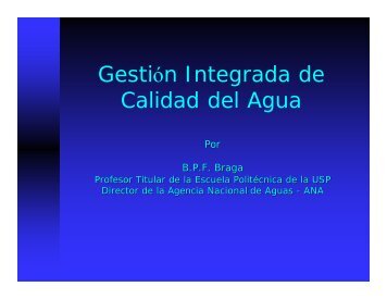 GestiÃ³n de la Calidad del Agua - Cap-Net