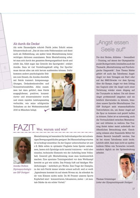 Ausgabe September | Oktober | November 2011 - OSP Stuttgart