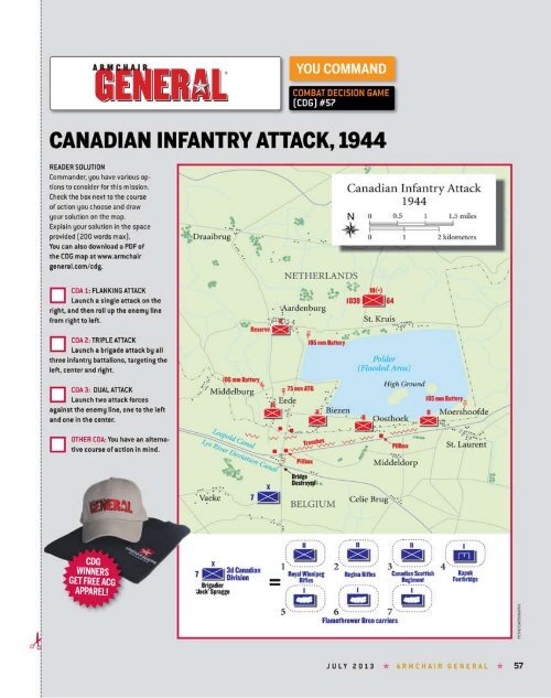Combat Decision Game No. 57 - Armchair General