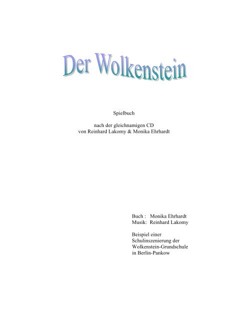 Textbuch Der Wolkenstein - Monika-Ehrhardt.de