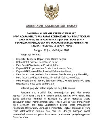 Selamat Pagi dan Salam Damai Sejahtera untuk Kita Semua - E-doc