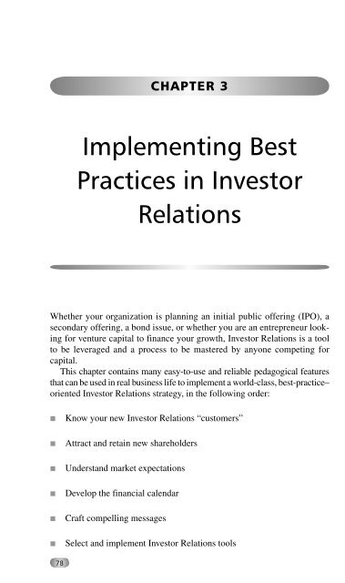 Investor Relations