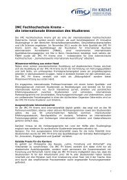 IMC Fachhochschule Krems â€“ Studium mit Top Berufsaussichten
