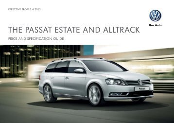 The PassaT esTaTe and allTrack - Volkswagen UK