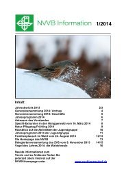 Heft 2014/1 - und Vogelschutzverein Birmensdorf