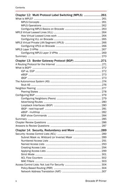 BROCADE IP PRIMER