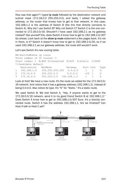 BROCADE IP PRIMER