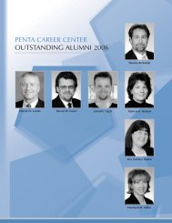 2006 Outstanding Alumni - Penta Career Center