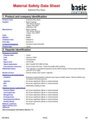 B0682 Hydroline Plus Gloss MSDS English - Basic Coatings