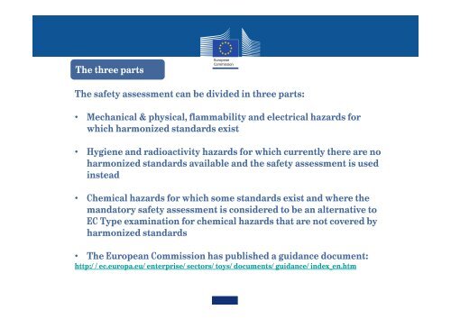 Toys Safety Directive 2009/48/EC chemical requirements