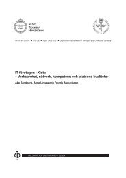 IT-företagen i Kista – Verksamhet, nätverk, kompetens ... - CID - KTH