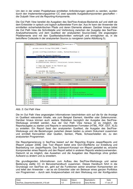 Gesamt-Schlussbericht des Verbundprojektes Deutsch - CC Gmbh