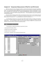 Chapter 20 Temperature Measurement of FBs-PLC and PID Control