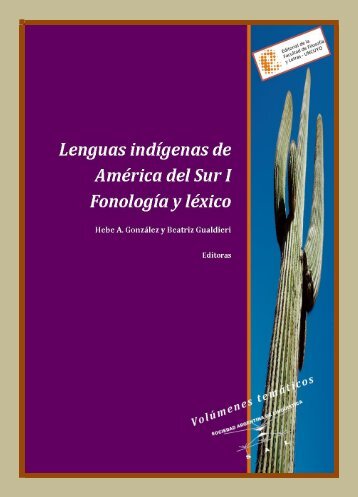 Lenguas indÃ­genas de AmÃ©rica del Sur I. FonologÃ­a y lÃ©xico