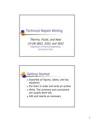 How to Write a Report (pdf) - Department of Chemical Engineering