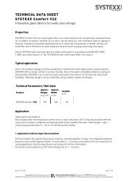 Datasheet SYSTEXX Comfort V22