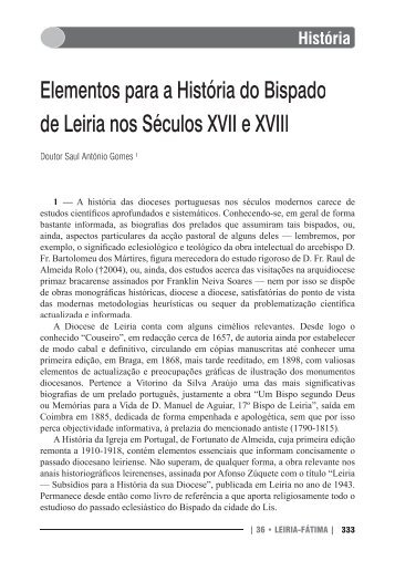 41. Historia_Bispado_Leiria.pdf - Diocese Leiria-Fátima