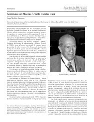 Semblanza del Maestro Arnulfo Canales Gajá - BoletÃn de la ...