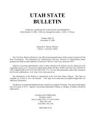 Vol. 2001, No. 22 (11/15/2001) PDF - Administrative Rules - Utah.gov