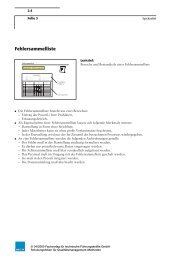 Fehlersammelliste