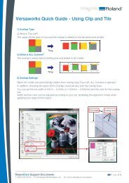 VersaWorks Quick Guide - Using Clip and Tile 27-10 ... - Roland DG