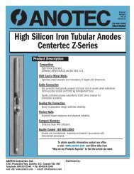 Anotec Z-Series Tubular Anodes