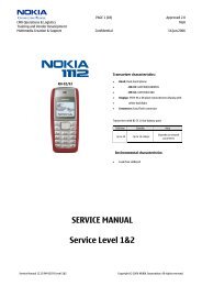 Service manual of mobile phones Nokia 1112 (RH-92, RH-93)