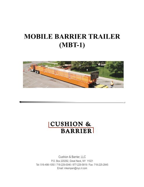 MBT Brochure - Impact Absorption Inc