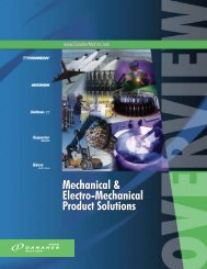 Mechanical & Electro-Mechanical Product Solutions Mechanical ...