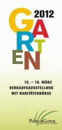 MIt RaRItätENBöRSE - Palmengarten