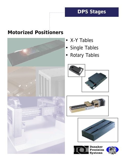 Motorized Positioners Dps Stages X Y