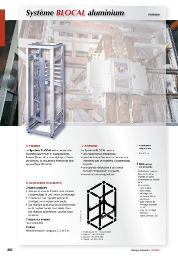 Système BLOCAL aluminium - Socomec