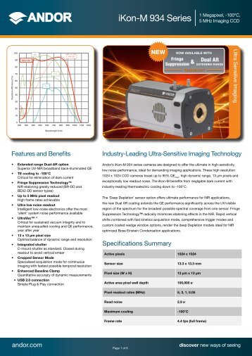 iKon-M 934 - Andor Technology