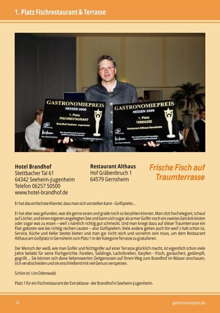 GALA - Gastronomiepreis