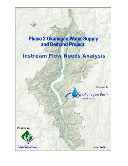 Instream Flow Needs Analysis - Okanagan Basin Water Board