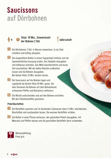 Herbstzeit – Zeit der «Metzgete - Schweizer Fleisch-Fachverband SFF