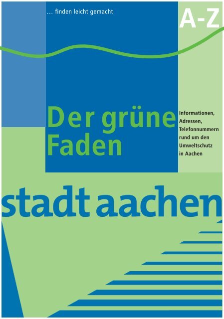 Grünen Faden - Stadt Aachen